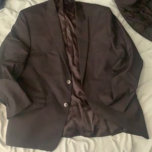 Black with a line pattern